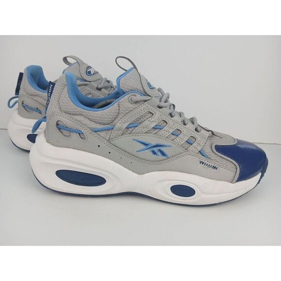 Reebok Solution  Blue Gray White Allen Iverson Basketball Sneakers Men\'s Sz 9.5 main image 8
